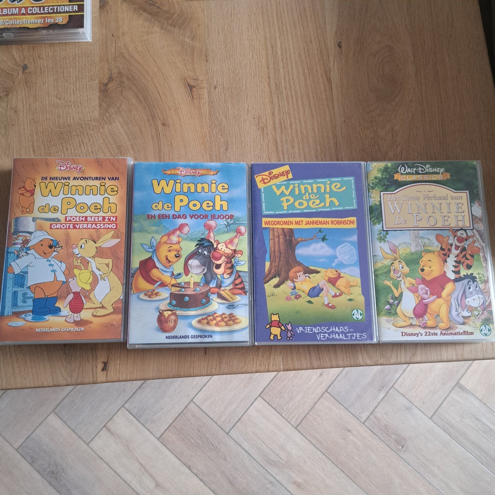 Winnie de Poeh VHS videobanden - 4 stuks, Gebruikt, Alle leeftijden, Kinderfilm, VHS