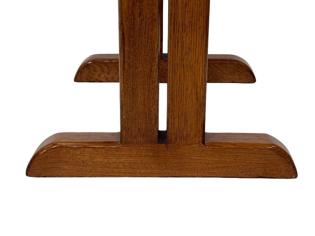 Vintage bijzettafel shaker model compact model massief hout, Minder dan 55 cm, Gebruikt, Ophalen of Verzenden, Vintage tafeltje