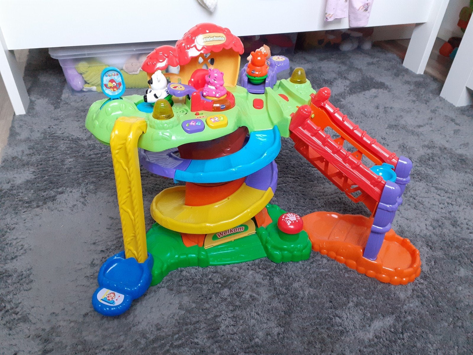VTech Klim en Verkenboom met 4 poppetjes, Ophalen of Verzenden, Zo goed als nieuw, Overige typen, Met licht