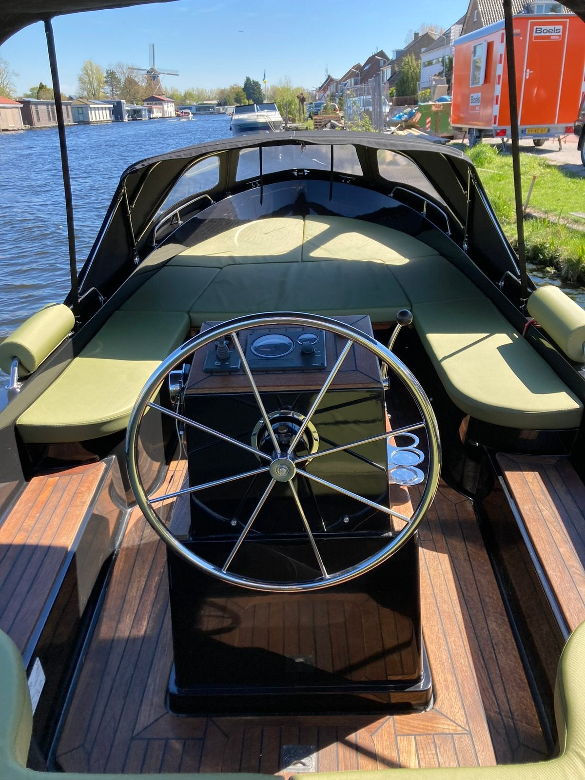 Te koop: Luxe zwarte Lifestyle 7.40 sloep (2009)  vaarklaar!, Watersport en Boten, Sloepen, Gebruikt, Binnenboordmotor, Lifestyle