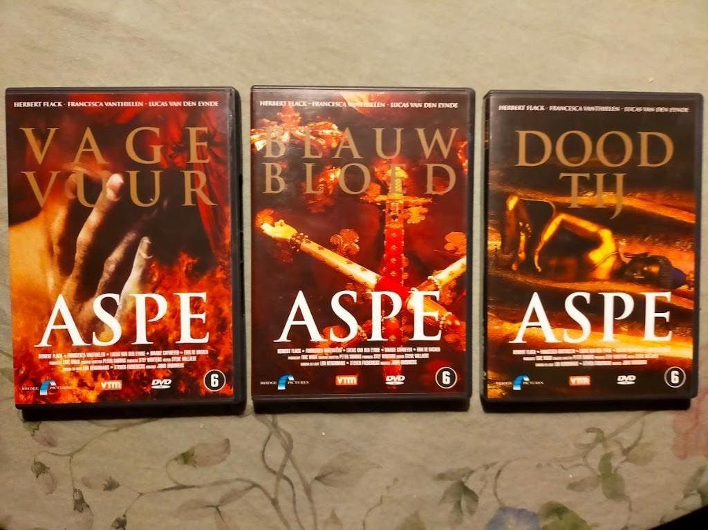 ASPE - 4 delen - Dood Tij/Vagevuur/Blauw bloed/Zoenoffer, Alle leeftijden, Ophalen of Verzenden, Zo goed als nieuw, Actie en Avontuur