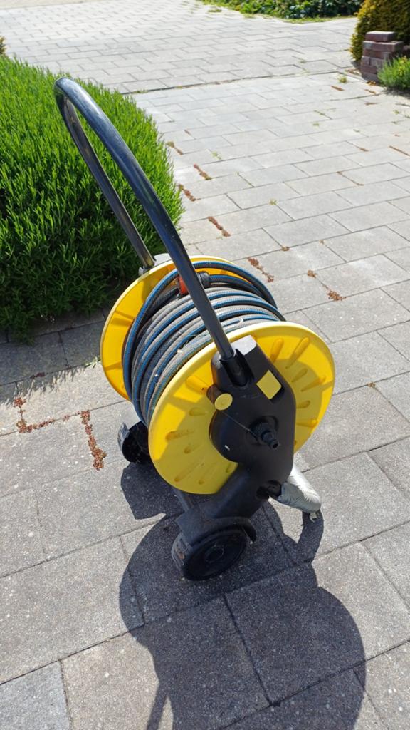 Tuinslang op slangharspel, Tuin en Terras, Tuinslangen, Ophalen, Tuinslang