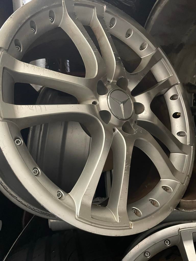 Mercedes Velgen met banden - 19 inch, 19 inch, Gebruikt, Banden en Velgen, Ophalen of Verzenden