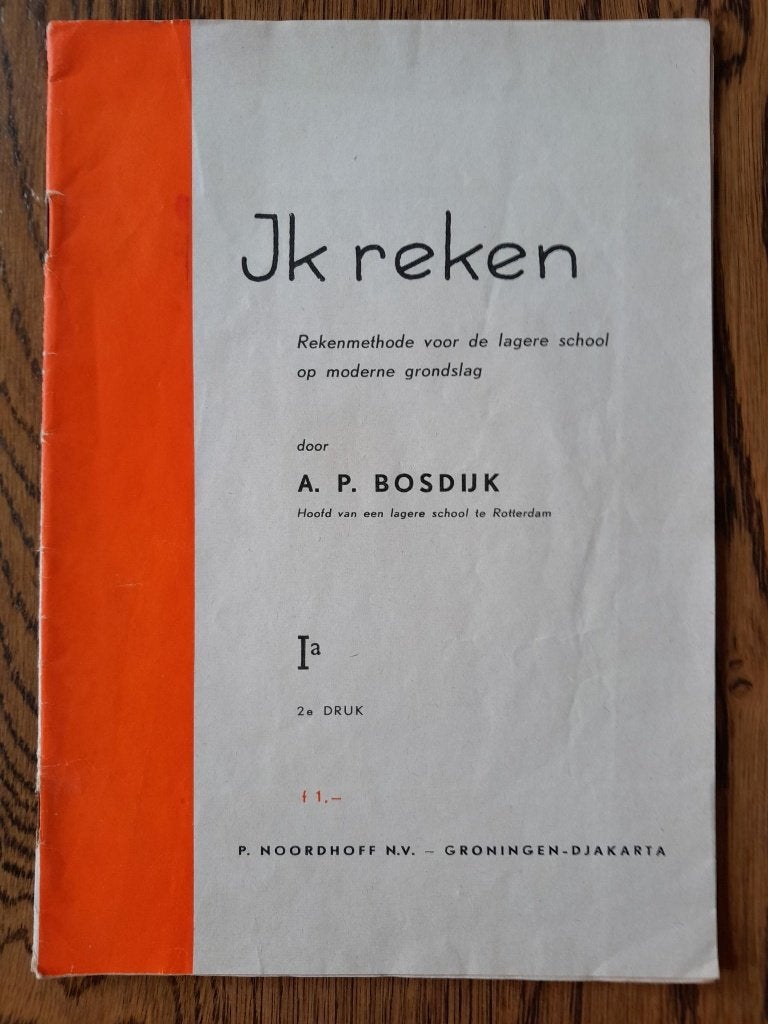 Ik reken Rekenmethode lagere school groep 3 Deel 1a. Bosdijk, Ophalen of Verzenden, Gelezen, Overige niveaus, A.P. Bosdijk