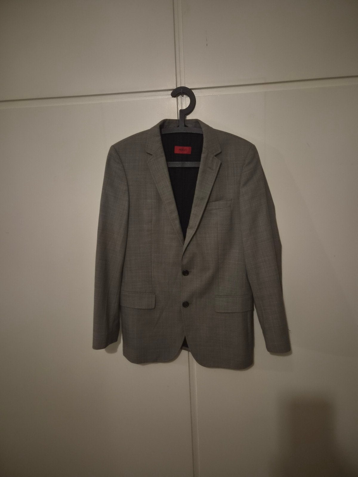 Hugo Boss colbert grijs maat 48, Kleding | Heren, Kostuums en Colberts, Maat 48/50 (M), Ophalen of Verzenden, Zo goed als nieuw