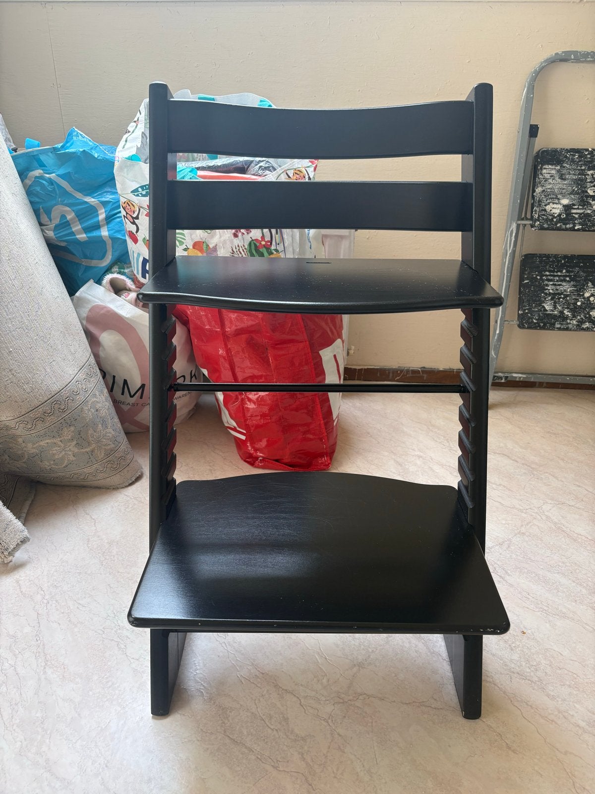 Stokke Tripp Trapp kinderstoel met accessoires, Ophalen, Gebruikt, Meegroeistoel, Aanschuifbaar