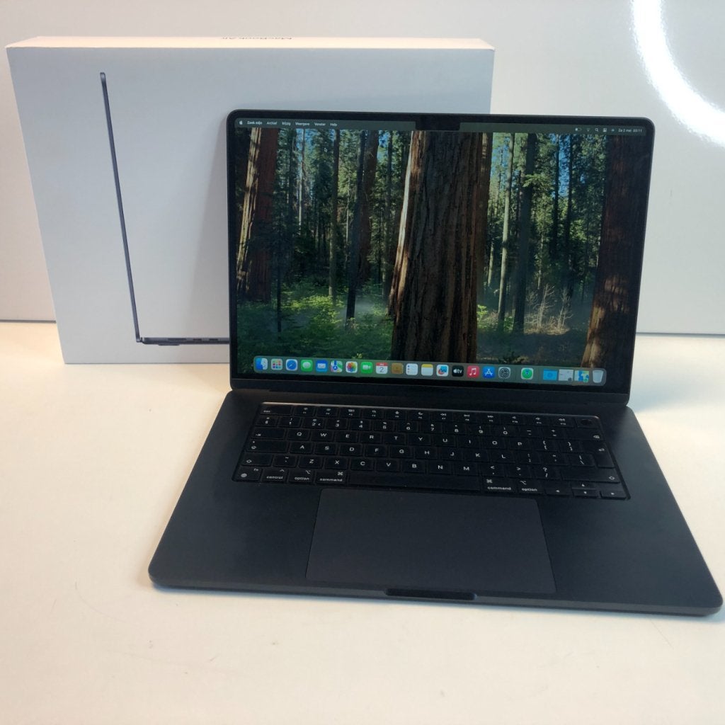 Apple Macbook Air M3 2024 15 Inch | 256GB | 8GB | 10 Cycli, Computers en Software, Windows Laptops, Apple, Zo goed als nieuw, Support@apple.com