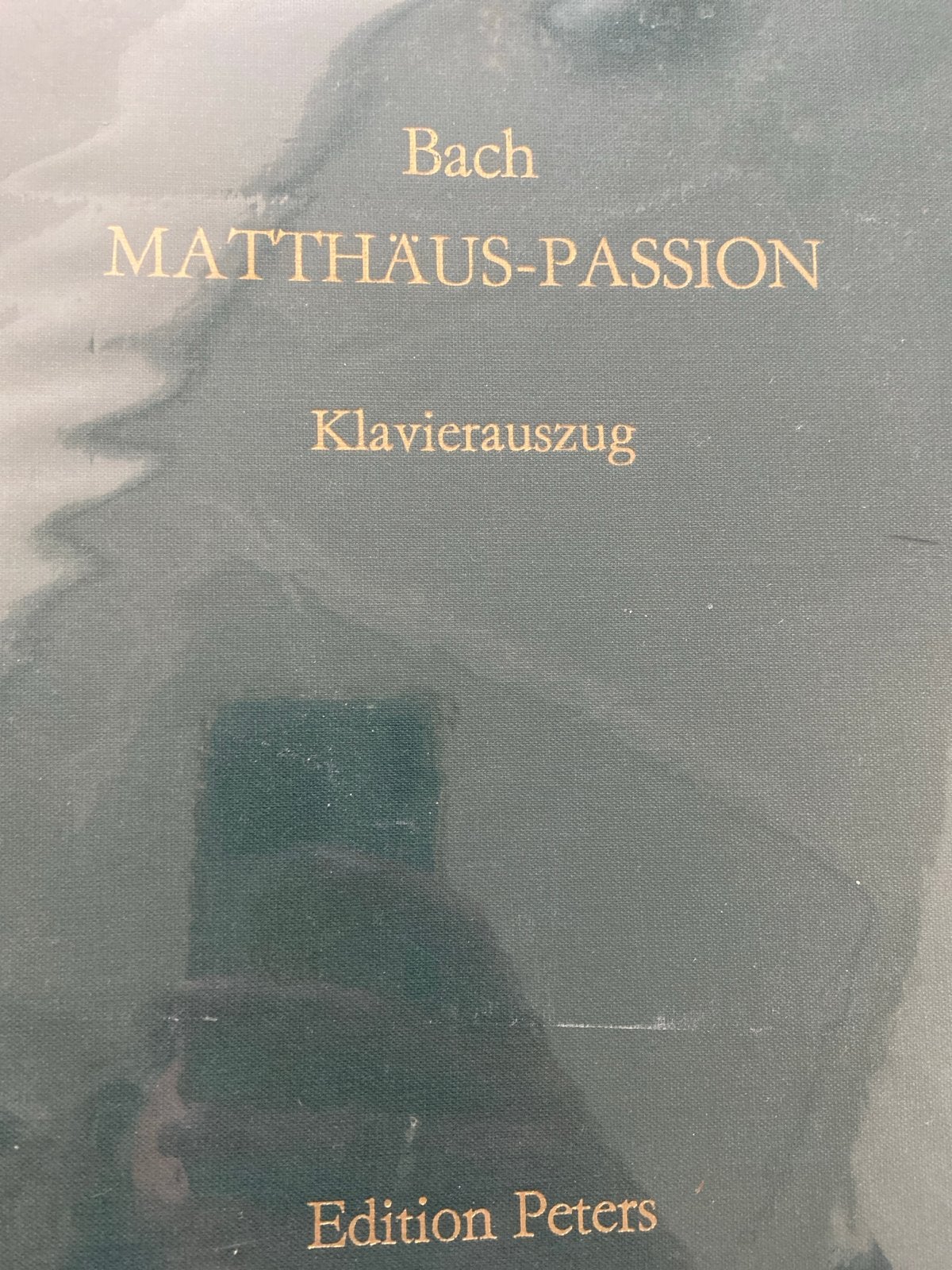Bach Matthäus-Passion Klavierauszug - Edition Peters, Muziek en Instrumenten, Bladmuziek, Gebruikt, Klassiek, Ophalen of Verzenden