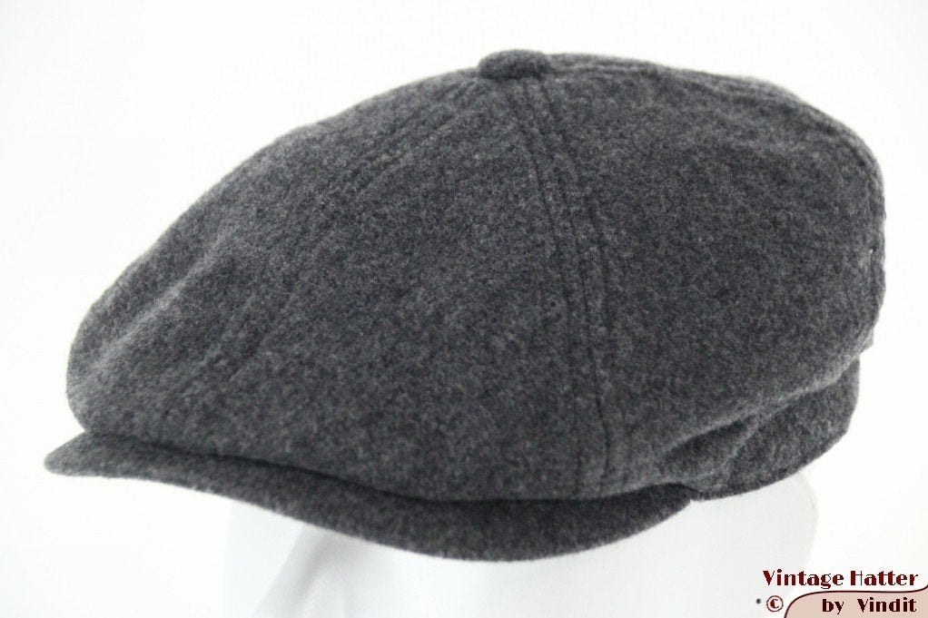 Panelenpet Stetson Brooklin grijs wol 55 = S tot XS nieuw, Nieuw, Ophalen of Verzenden, Stetson Brooklin, Pet