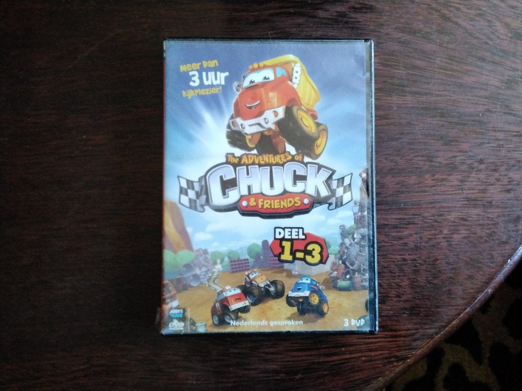 The adventures of chuck & friends deel 1-3 compleet, 3disk,, Avontuur, Alle leeftijden, Boxset, Ophalen of Verzenden