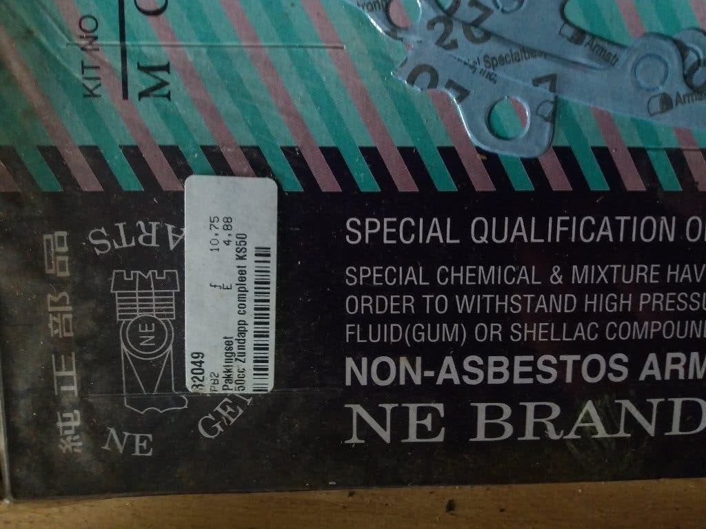 Zundapp KS50 pakkingset, Fietsen en Brommers, Ophalen of Verzenden, Nieuw, Blok