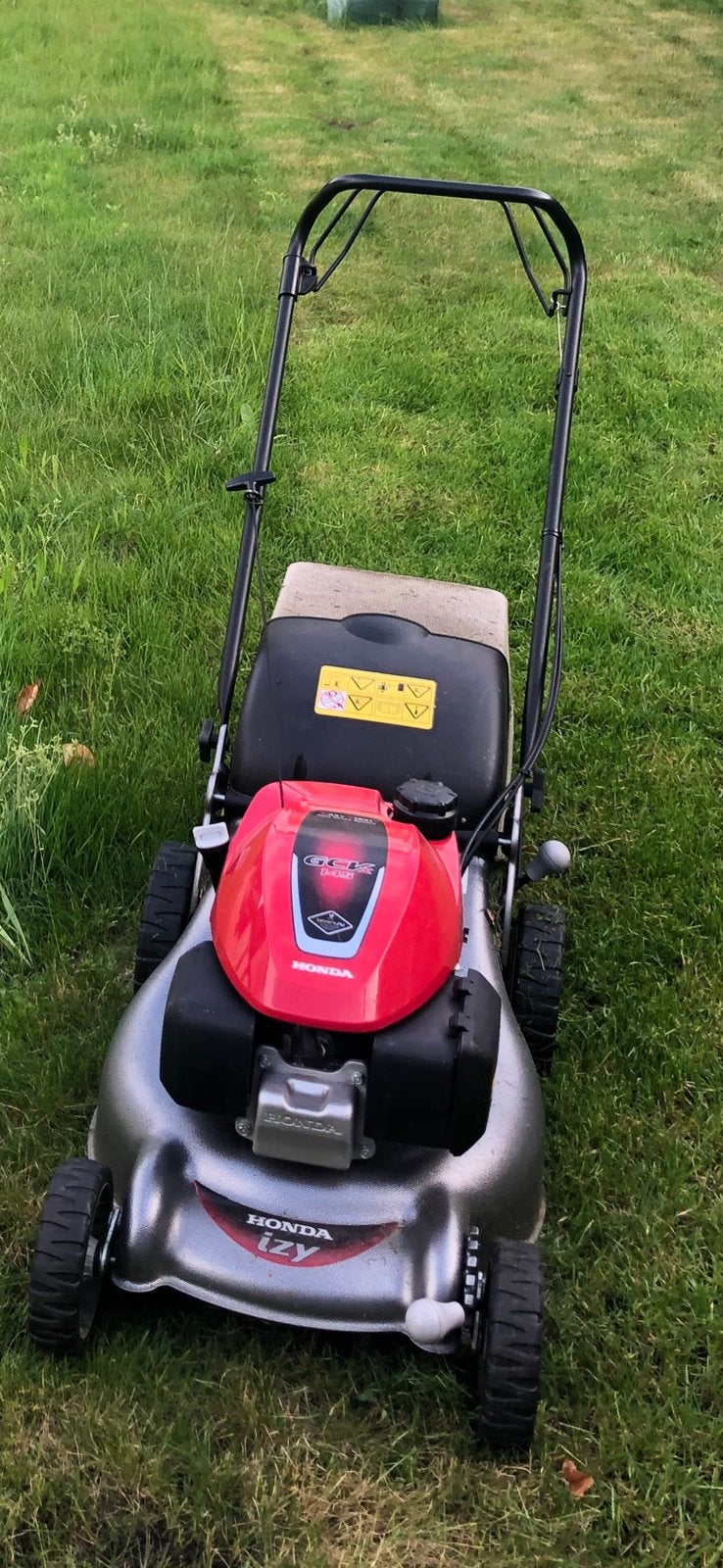 Honda ivy benzine grasmaaier, Tuin en Terras, Cirkelmaaier, Gebruikt, Ophalen of Verzenden, Opvangbak