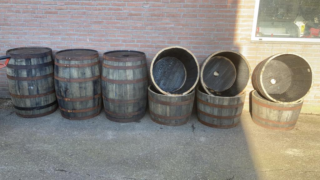 Whisky vaten - Decoratieve houten vaten voor diverse doelein, Overige materialen, Gebruikt, Overige kleuren, Ophalen of Verzenden