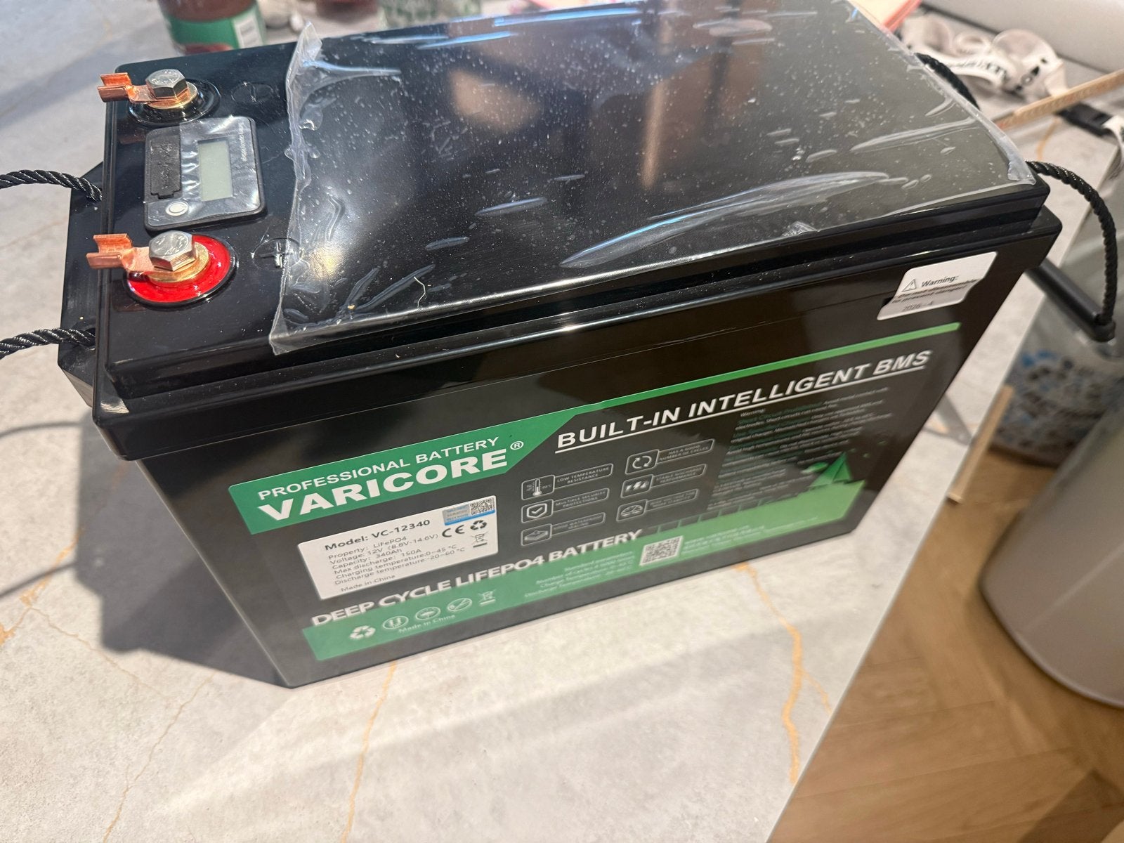 VARICORE LiFePO4 Accu 340Ah 12.8V met BMS, Ophalen, Nieuw, Oplaadbaar