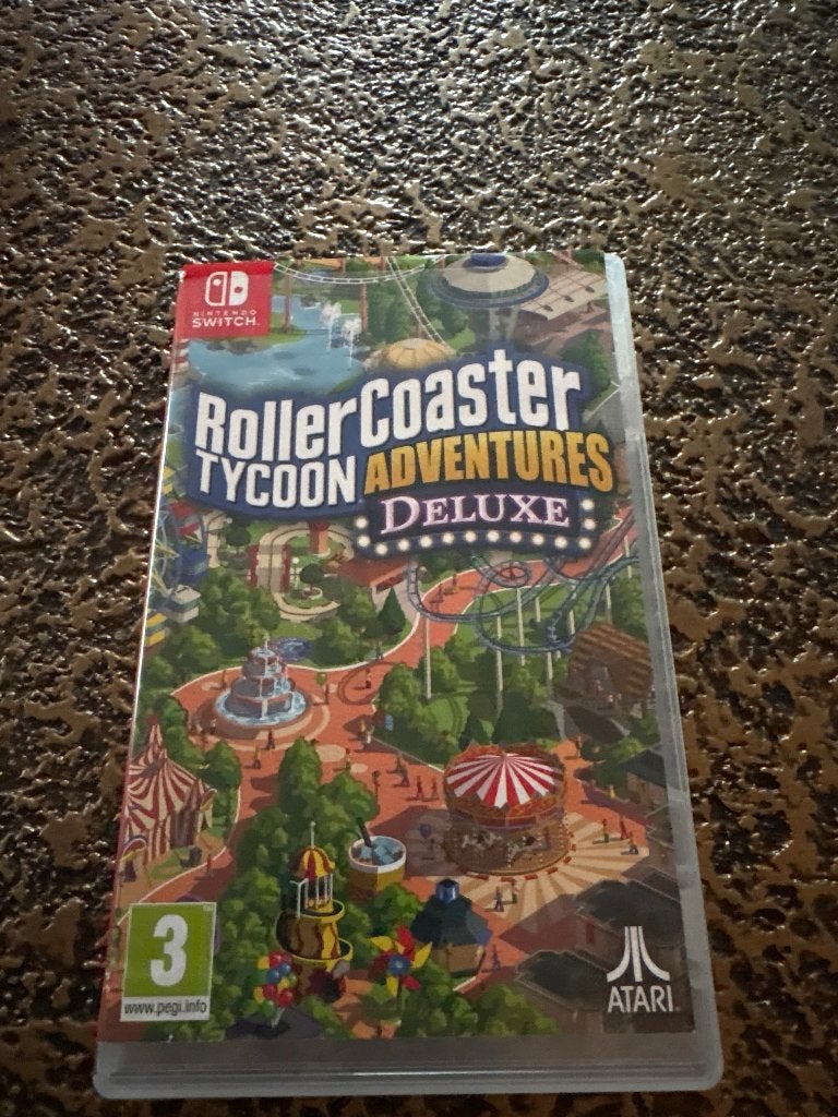 Nintendo switch rollercoaster Tycoon adventure deluxe, 1 speler, Ophalen of Verzenden, Zo goed als nieuw, Vanaf 3 jaar