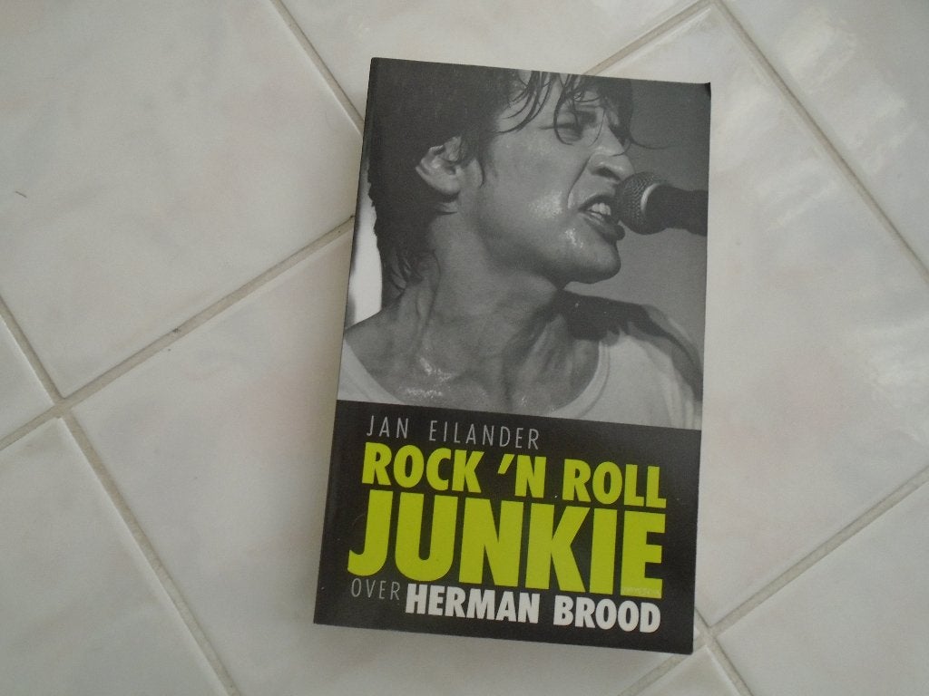 rock & roll junkie, over herman brood, jan eilander, Ophalen of Verzenden, Zo goed als nieuw, Jan Eilander