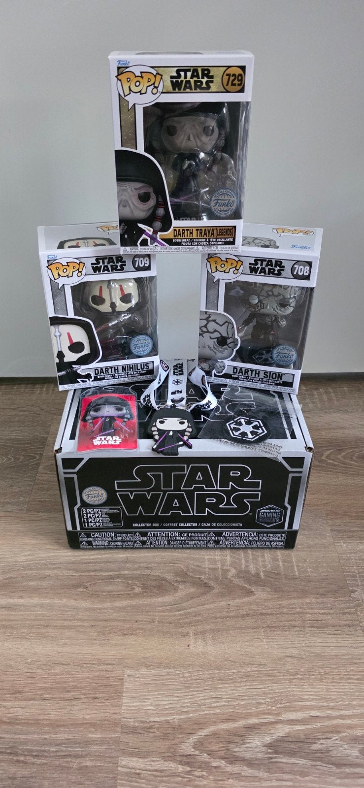 Star Wars Funko Pop! Collector Box Gaming Greats Sith Trio, Verzamelen, Ophalen of Verzenden, Zo goed als nieuw