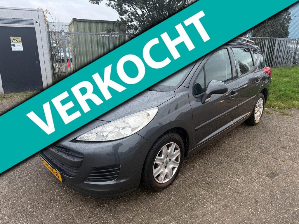 Peugeot 207 SW 1.4 VTi X-line, 2010| Airco | 189.614km NAP!, Auto's, Peugeot, Voorwielaandrijving, Stof, Gebruikt, Zwart