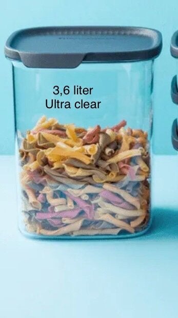 Tupperware Ultra Clear bewaardoos 3,6 liter, Overige kleuren, Bewaardoos, Nieuw, Luchtdicht