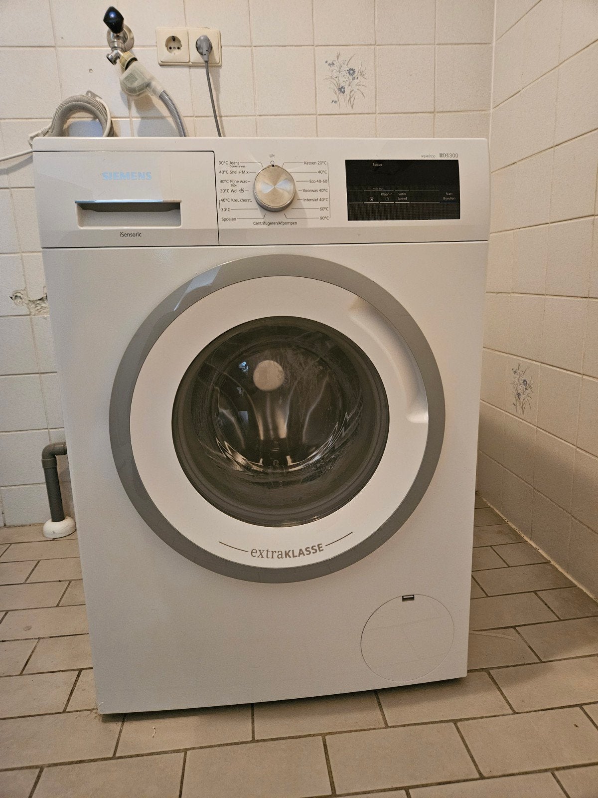 Siemens WM14N095NL/41 iSensoric Wasmachine, Ophalen, Gebruikt, Handwasprogramma, Voorlader