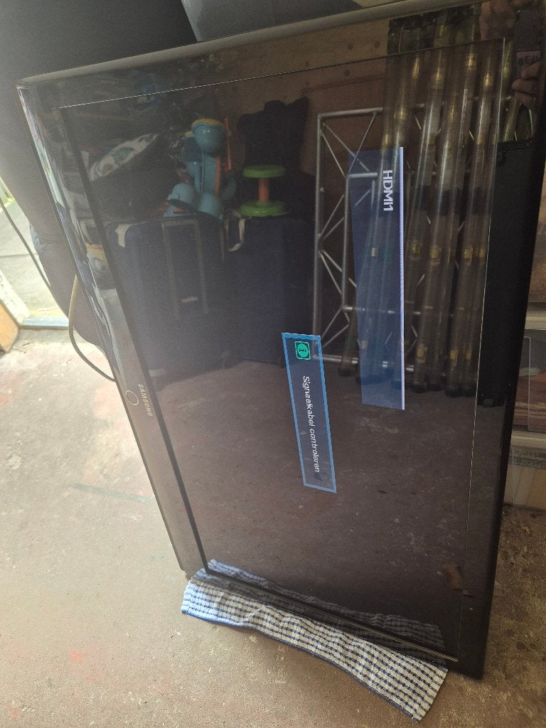 Samsung 40 inch tv met muurbeugel, Ophalen, Gebruikt, 50 Hz, Samsung
