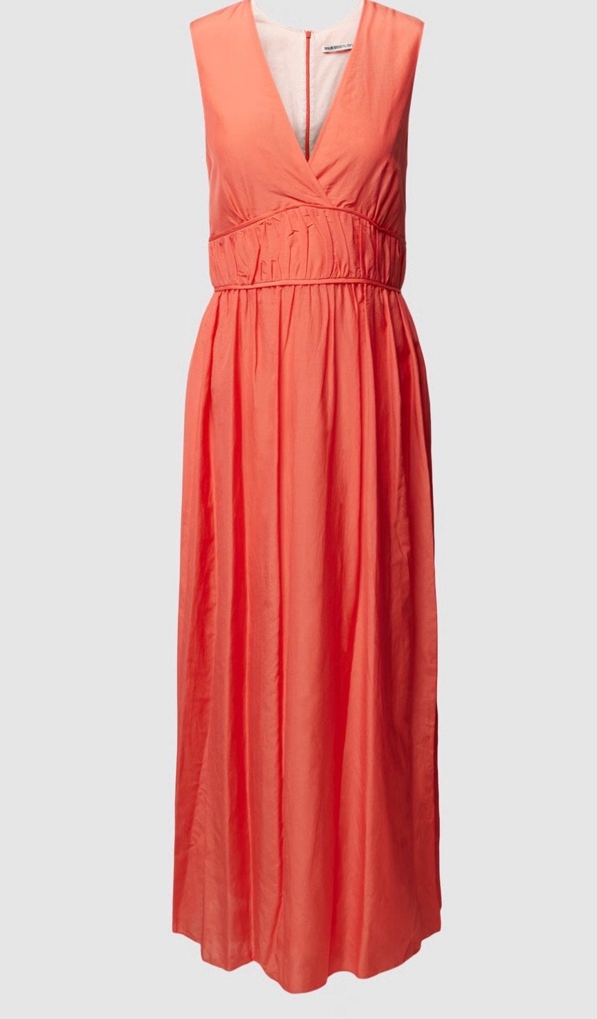 Drykorn maxi jurk koraalrood maat 36 (S) - Nieuwstaat, Kleding | Dames, Ophalen, Oranje, Zo goed als nieuw, Maat 36 (S)
