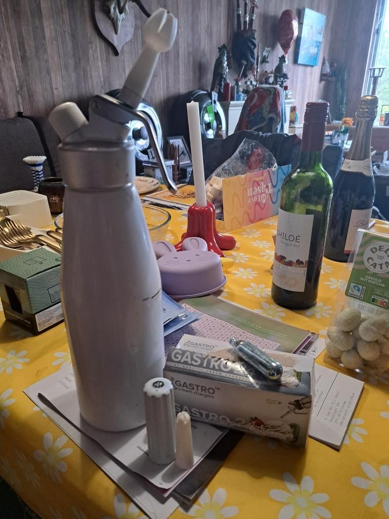 Professionele slagroomspuit, Ophalen of Verzenden