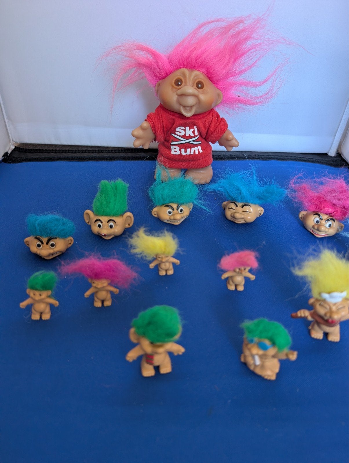 Vintage Troll Poppen Collectie - Groot en Klein, Ophalen of Verzenden, Gebruikt, Jongen of Meisje
