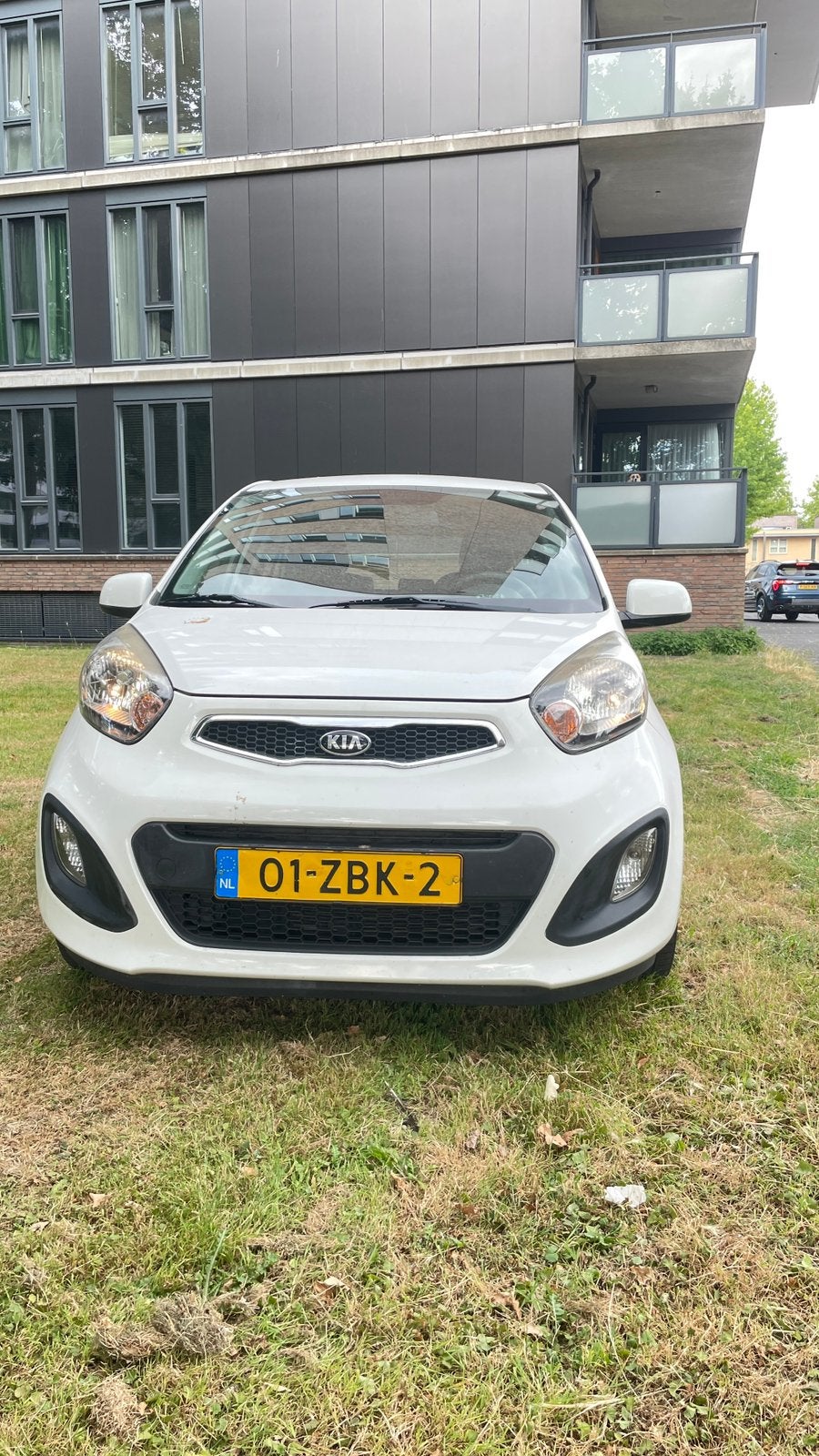 Kia Picanto 1.2 Cvvt 5-DRS 2012 Wit, Auto's, Voorwielaandrijving, Euro 5, Zwart, 4 cilinders