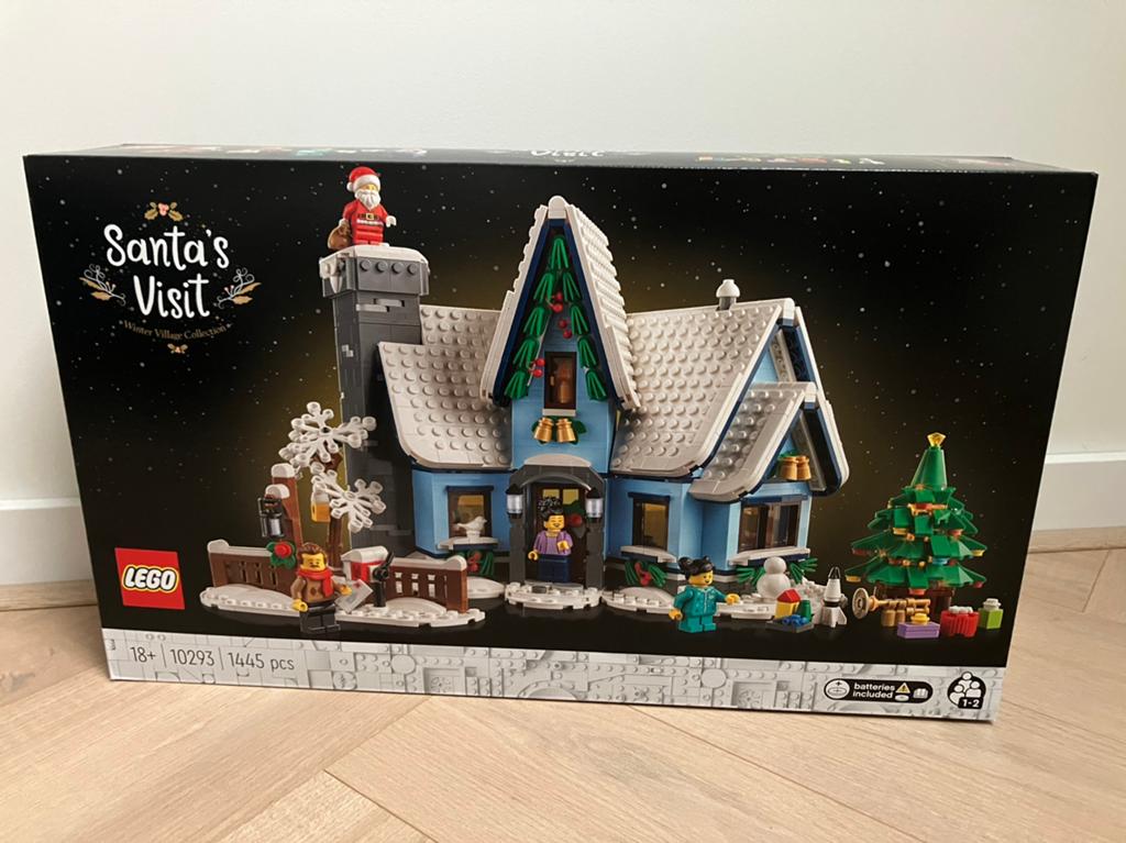 Lego 10293 Bezoek van de kerstman, Kinderen en Baby's, Speelgoed | Duplo en Lego, Lego, Nieuw, Ophalen of Verzenden, Complete set