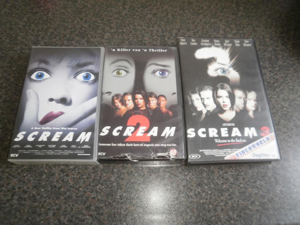 SCREAM 3! Horror van wes Craven Op VIDEO!, Cd's en Dvd's, VHS | Film, Vanaf 16 jaar, Ophalen of Verzenden, Zo goed als nieuw, Horror