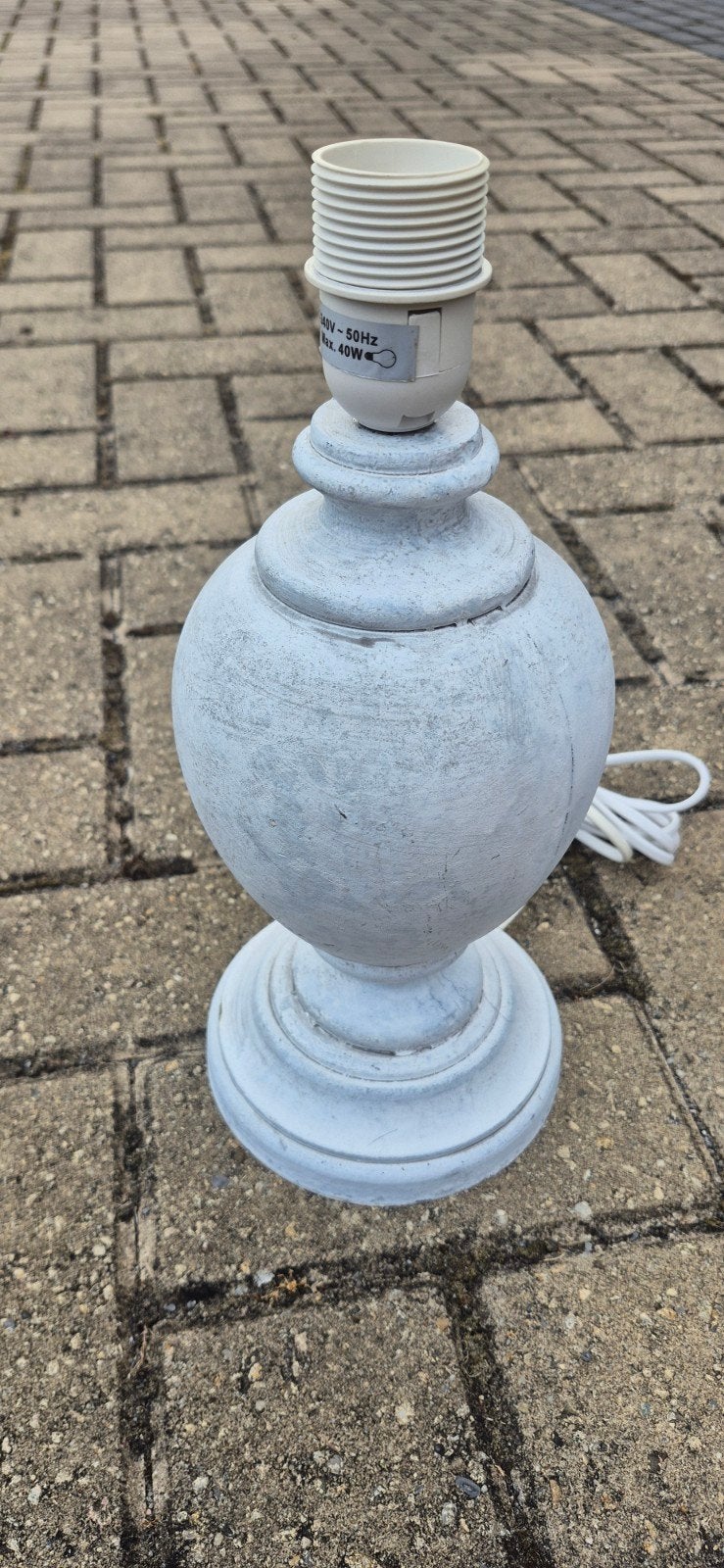 onderstel lamp, Ophalen