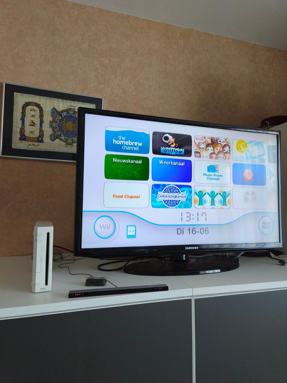Gemodificeerde Wii (32GB SD), Ophalen of Verzenden, Zo goed als nieuw, Met 1 controller, Met games
