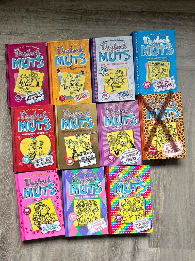 Dagboek van een muts serie, deel 1 t/m 12 (deel 3 mist), Ophalen of Verzenden, Gelezen