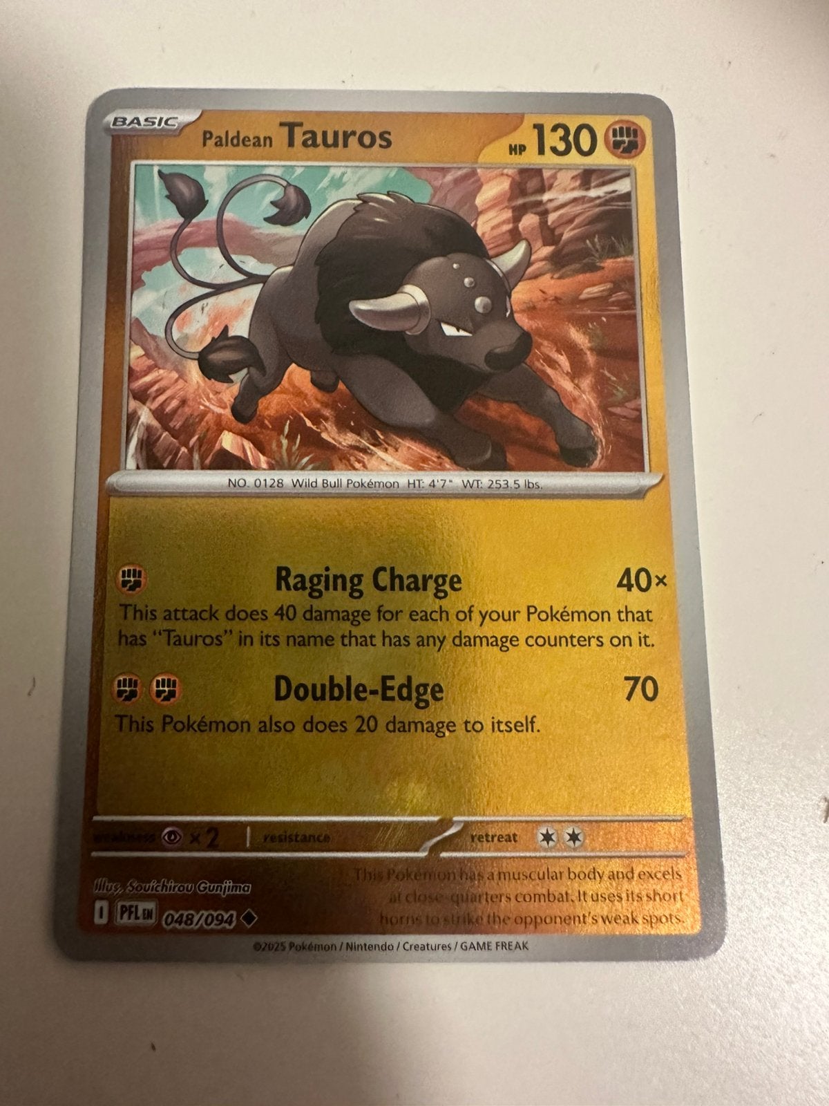 Paldean Tauros van Phantasmal Flames, Ophalen of Verzenden, Nieuw