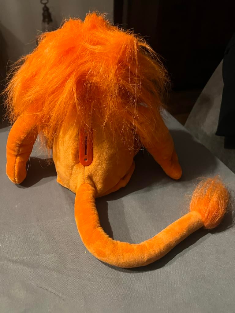 Oranje leeuw knuffel spaarpot, Oranje, Nieuw, Ophalen of Verzenden, Met label