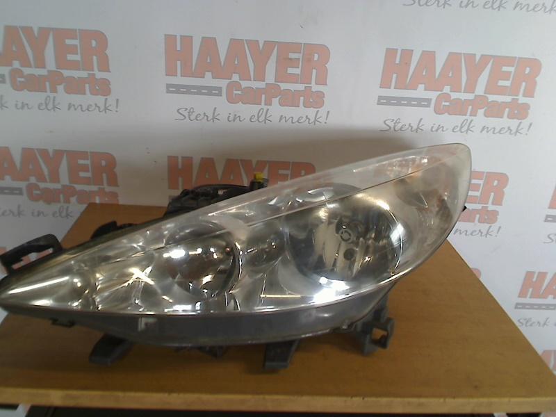 Koplamp Links Peugeot 207/207+ (WA/WC/WM) (2006-02/2009-06), Kontakt-peugeot@peugeot.com, Gebruikt, Peugeot Deutschland GmbH, Bahnhofsplatz, Rüsselsheim 65423, , Duitsland