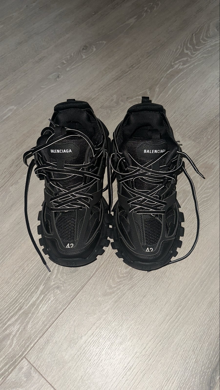 Balenciaga Track Sneakers Zwart Maat 42, Ophalen of Verzenden, Zo goed als nieuw, Zwart, Sneakers of Gympen
