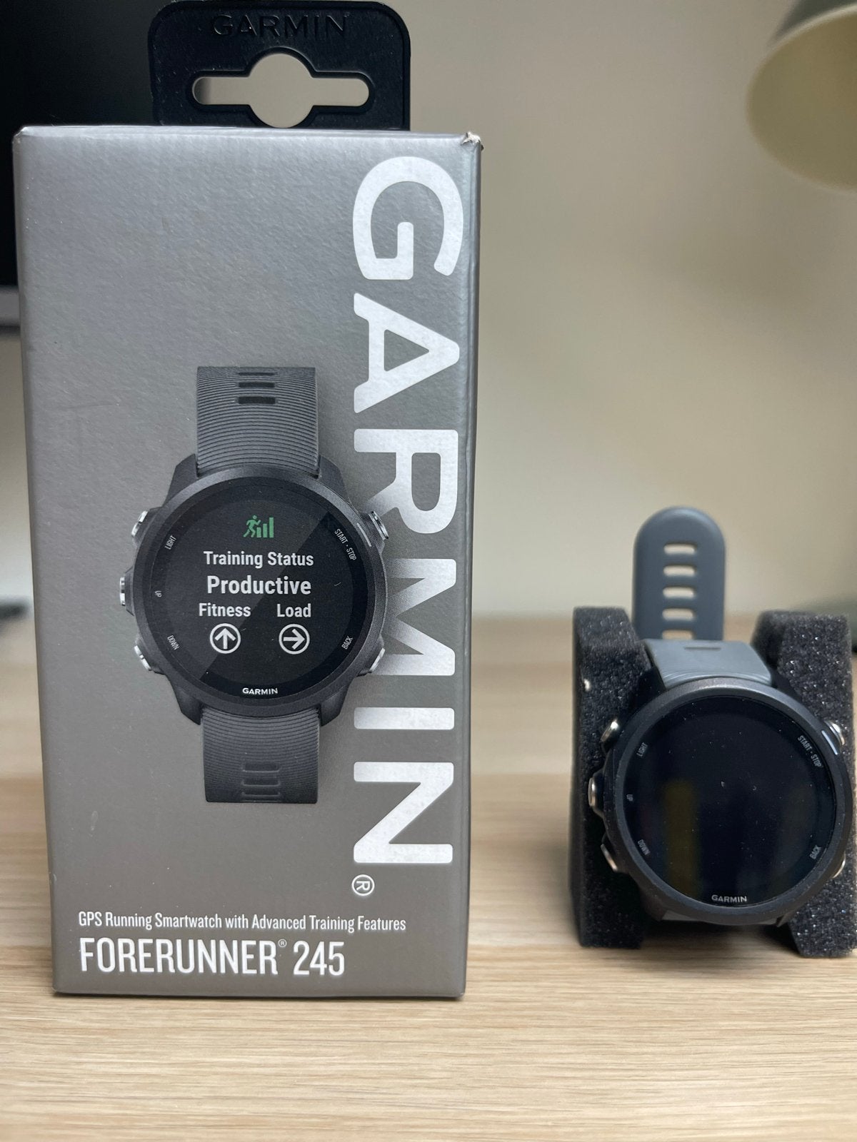 Garmin Forerunner 245 GPS Hardloop Smartwatch, Afstand, Zwart, Ophalen of Verzenden, Zo goed als nieuw