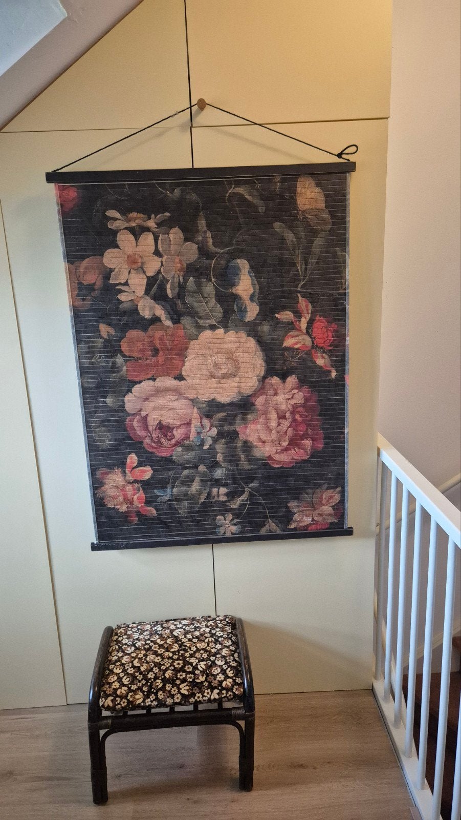 Schilderij bloemen, Ophalen, Zo goed als nieuw
