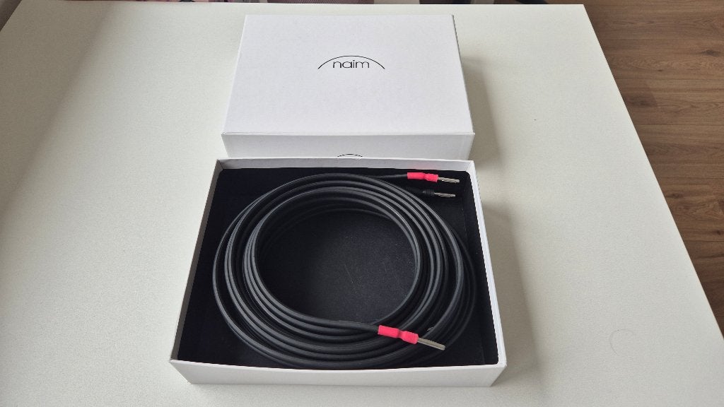 Naim NAC A5 luidsprekerkabel (set van 2 x 4 meter), Verzenden, Zo goed als nieuw, 2 tot 5 meter, Luidsprekerkabel