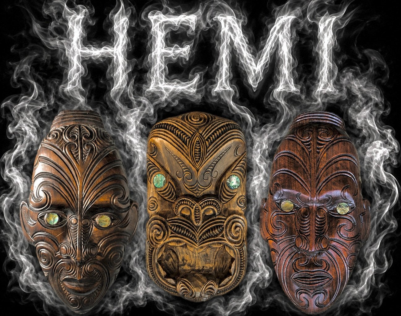Maori houtsnijwerk Nieuw Zeeland New Zealand Tiki Rotorua NZ, Ophalen of Verzenden