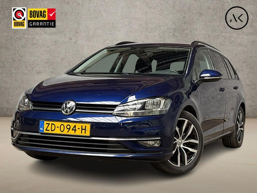 Volkswagen Golf Variant 1.0 TSI Sportline 116Pk Automaat (GR, Auto's, 12 maanden, Stof, Gebruikt, Blauw