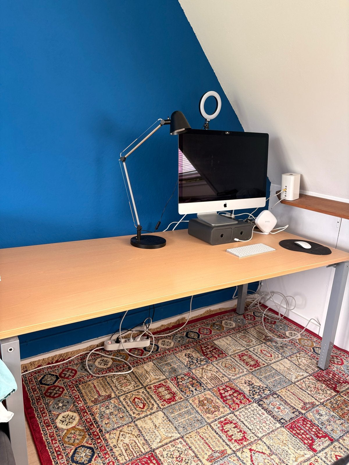 Nette bureau 180x80 cm, in hoogte verstelbaar, Ophalen, Overige typen, Gebruikt, 180 cm