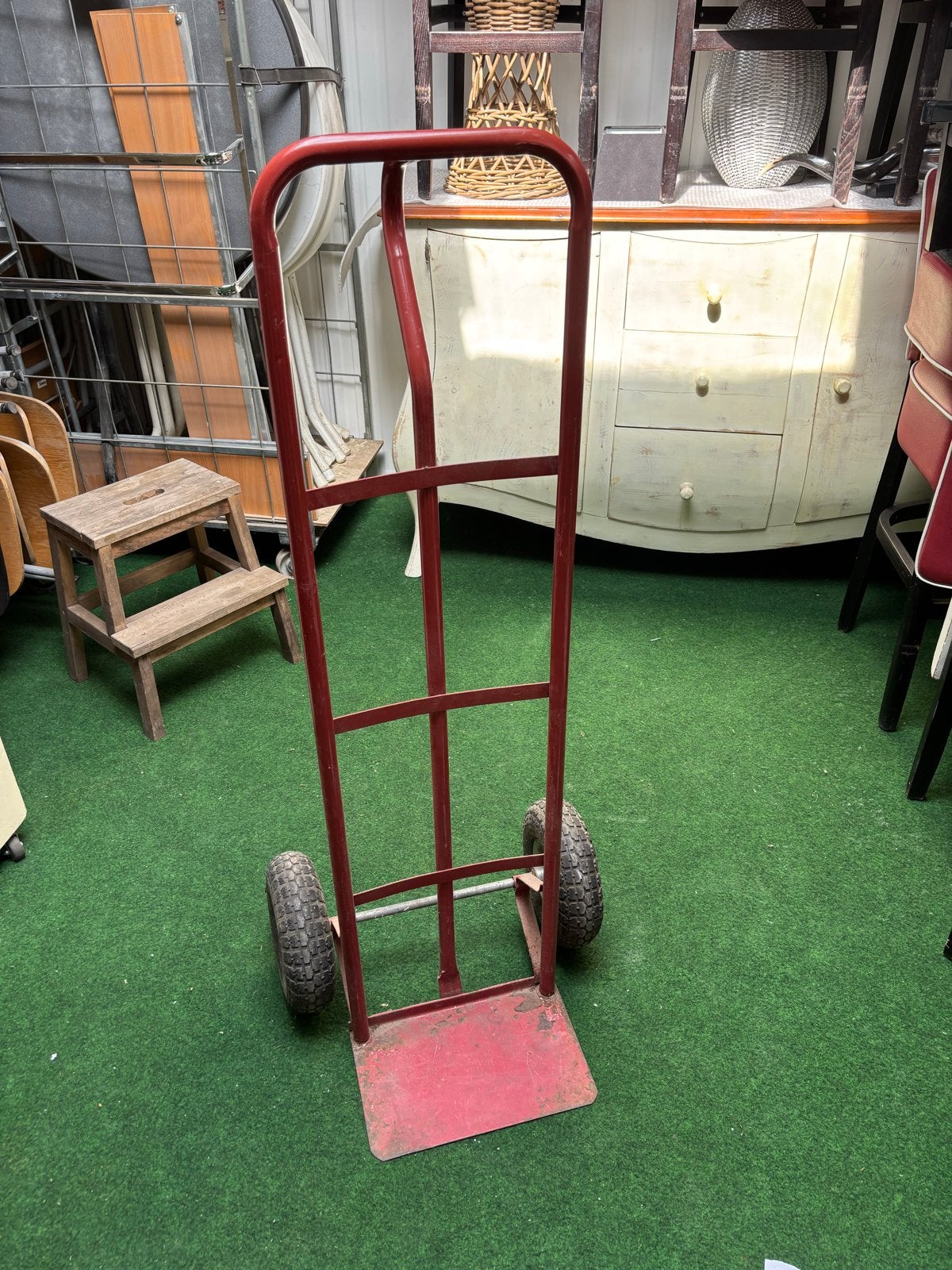 Stevige Steekwagen - Ideaal voor zware objecten, Ophalen of Verzenden, Gebruikt, Steekwagen