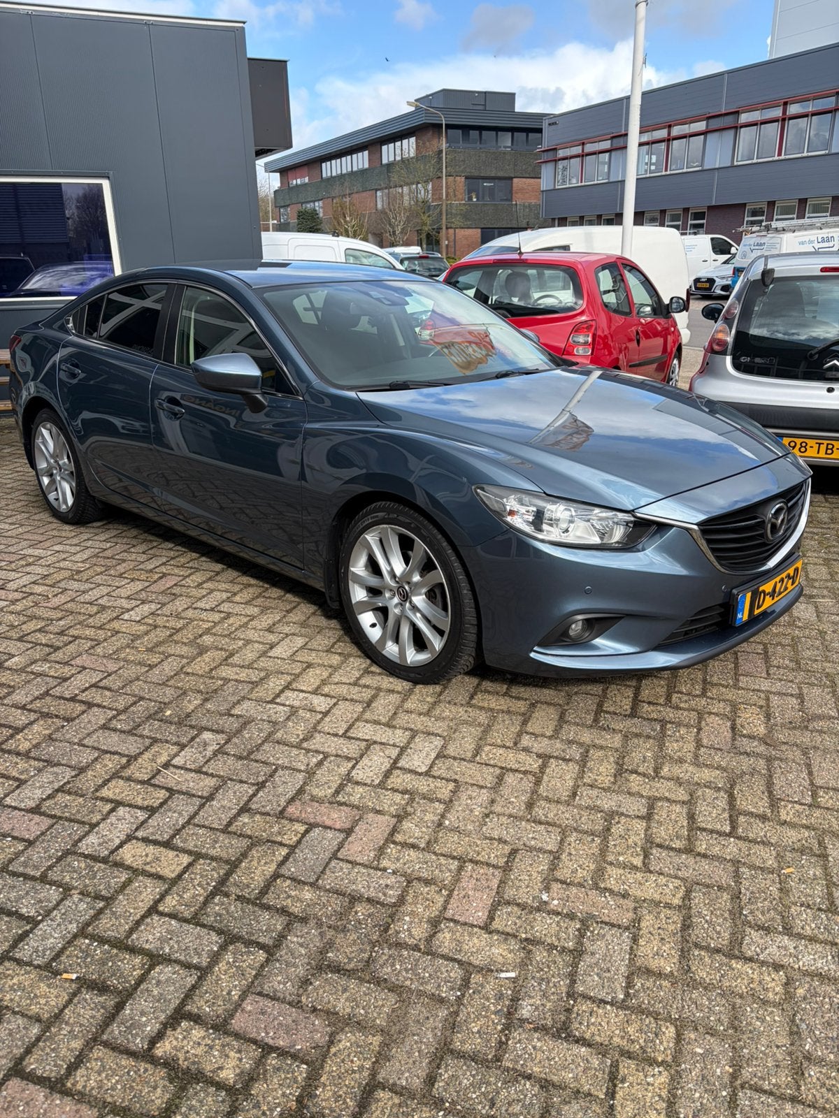 Mazda 6 2.2D 110KW Sedan Aut6 2013 Blauw, Euro 5, Zwart, 4 cilinders, Diesel