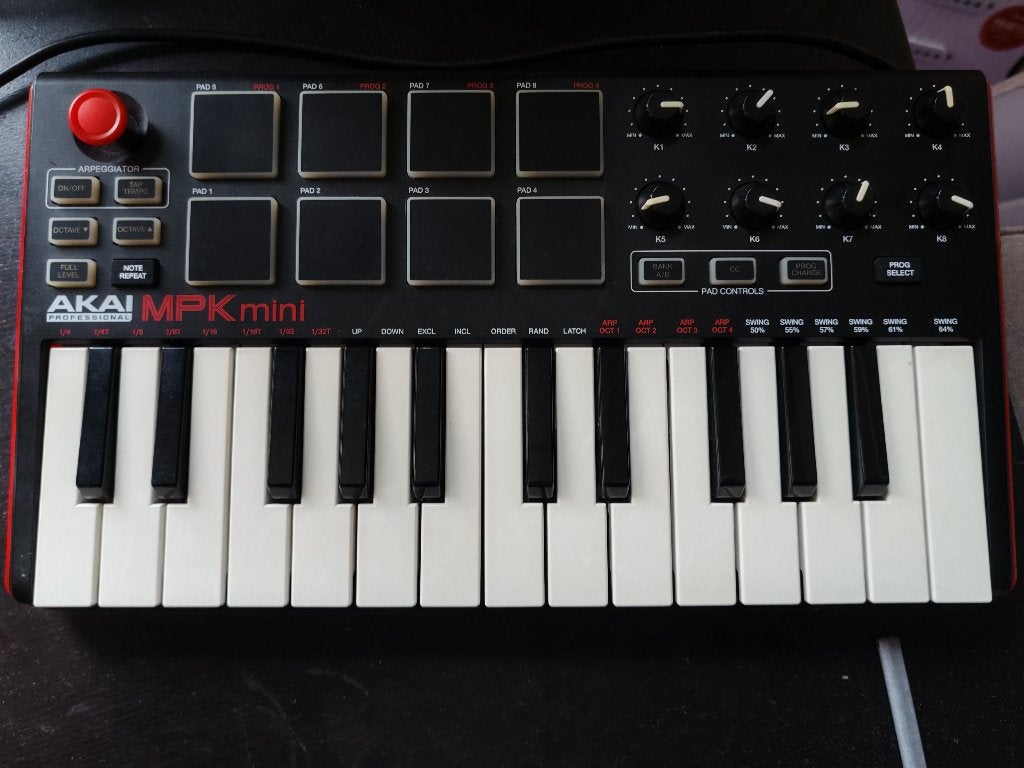 Akai MPK Mini MK2 MIDI-keyboard – Zo goed als nieuw, Ophalen of Verzenden, Zo goed als nieuw, Overige aantallen, Overige merken