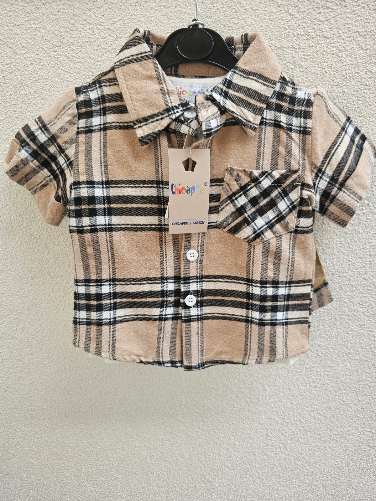 Chicaprie 3-delig setje: Broekje, shirt en blousje maat 68, Kinderen en Baby's, Ophalen of Verzenden, Nieuw, Chicaprie, Jongetje