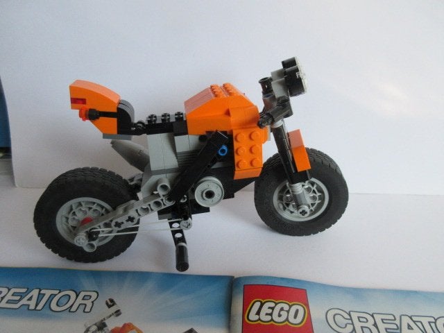 7291 Creator 3/1 Motorfiets Street Rebel., Kinderen en Baby's, Lego, Inclusief instructies, Ophalen of Verzenden, Zo goed als nieuw