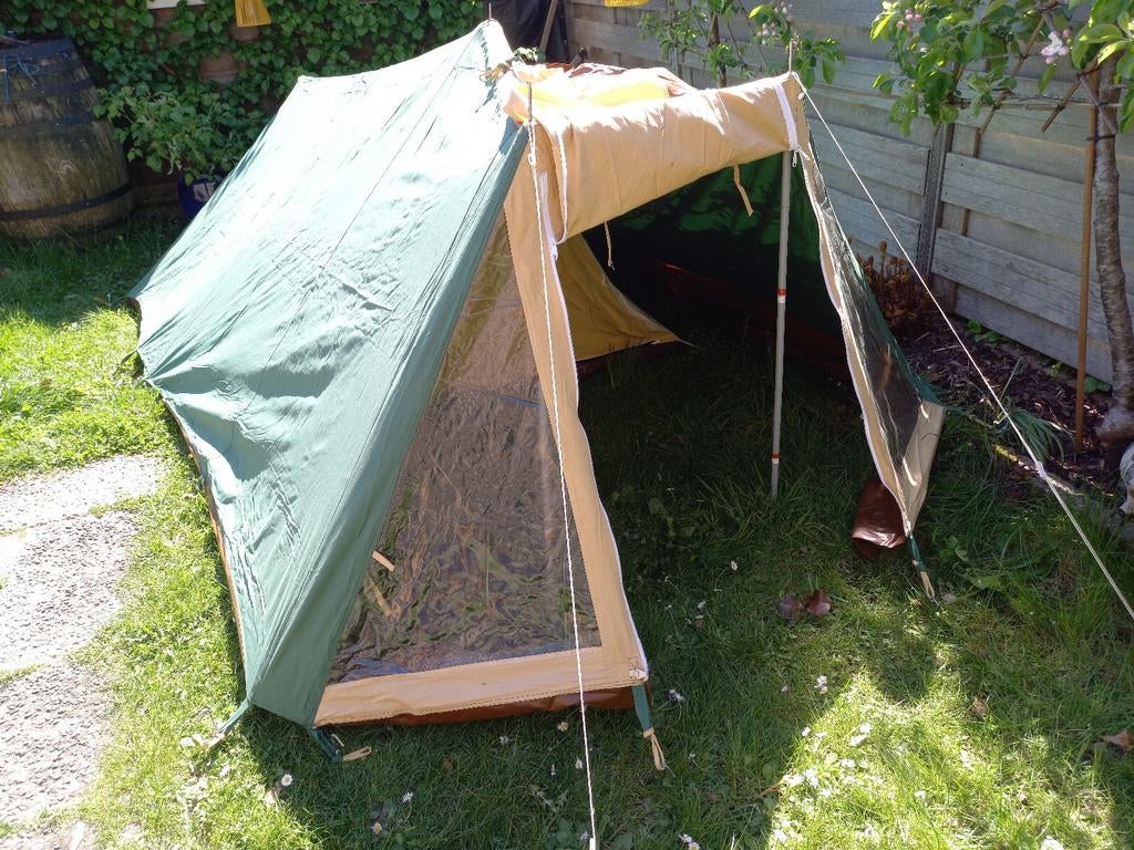 Katoenen tent 'Super Adelaar' van de V&D.  2 persoons, Caravans en Kamperen, Tenten, Ophalen of Verzenden